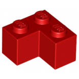 Red Brick 2 x 2 Corner