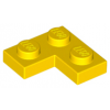 Yellow Plate 2 x 2 Corner