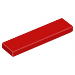 Red Tile 1 x 4