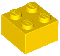 Yellow Brick 2 x 2