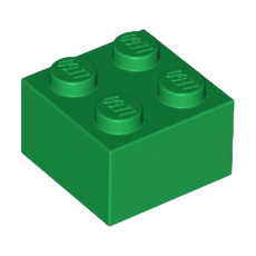 Green Brick 2 x 2