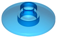 Trans-Dark Blue Dish 2 x 2 Inverted (Radar)