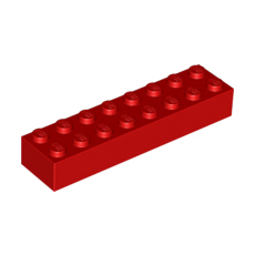 Red Brick 2 x 8