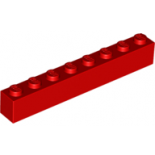 Red Brick 1 x 8