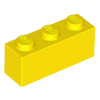 Yellow Brick 1 x 3