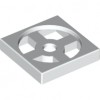 White Turntable 2 x 2 Plate, Base