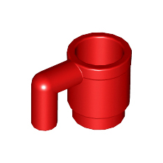 Red Minifig, Utensil Cup