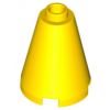 Yellow Cone 2 x 2 x 2 - Completely Open Stud