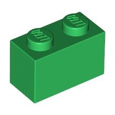 Green Brick 1 x 2