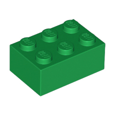 Green Brick 2 x 3