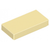 Tan Tile 1 x 2 with Groove