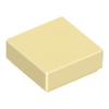 Tan Tile 1 x 1 with Groove