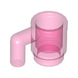 Trans-Dark Pink Minifig, Utensil Cup