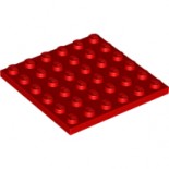 Red Plate 6 x 6