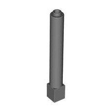 Dark Bluish Gray Support 1 x 1 x 6 Solid Pillar