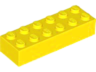 Yellow Brick 2 x 6