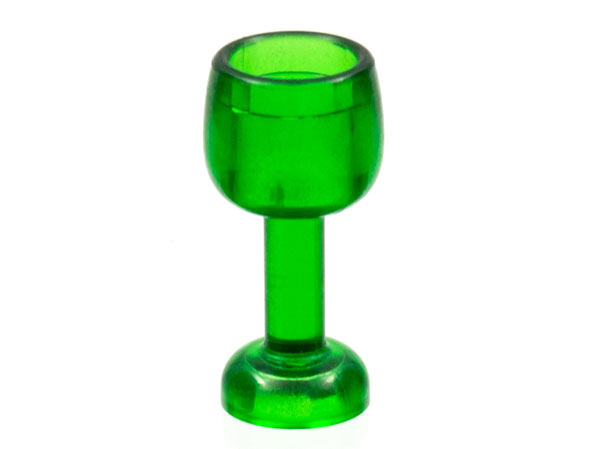 Trans-Green Minifig, Utensil Goblet Large
