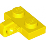 Yellow Hinge Plate 1 x 2 Locking with 1 Finger on Side