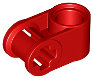Red Technic, Axle and Pin Connector Perpendicular