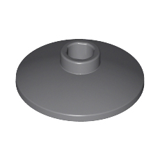 Dark Bluish Gray Dish 2 x 2 Inverted (Radar)