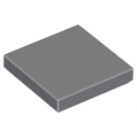 Dark Bluish Gray Tile 2 x 2 with Groove