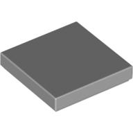 Light Bluish Gray Tile 2 x 2 with Groove