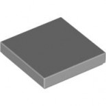 Light Bluish Gray Tile 2 x 2 with Groove