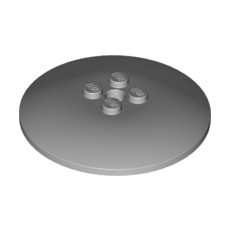 Light Bluish Gray Dish 6 x 6 Inverted (Radar) - Solid Studs