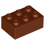 Reddish Brown Brick 2 x 3