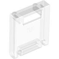 Trans-Clear Container, Box 2 x 2 x 2 Door with Slot