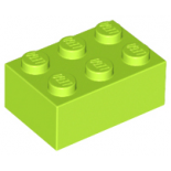 Lime Brick 2 x 3