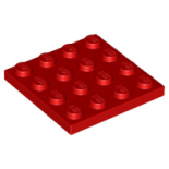 Red Plate 4 x 4