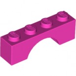 Dark Pink Brick, Arch 1 x 4
