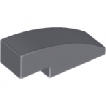 Dark Bluish Gray Slope, Curved 3 x 1 No Studs