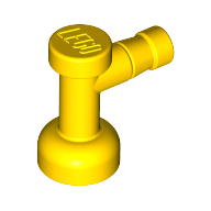 Yellow Tap 1 x 1 without Hole in End