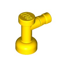 Yellow Tap 1 x 1 without Hole in End