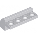 Light Bluish Gray Slope, Curved 2 x 4 x 1 1/3 with Four Recessed Studs
