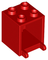 Red Container, Box 2 x 2 x 2