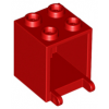 Red Container, Box 2 x 2 x 2