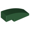 Dark Green Slope, Curved 3 x 1 No Studs