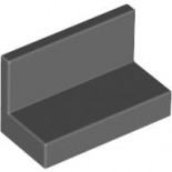 Dark Bluish Gray Panel 1 x 2 x 1 with Rounded Corners