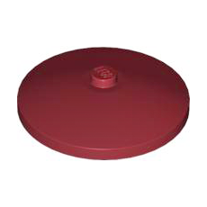 Dark Red Dish 4 x 4 Inverted (Radar)