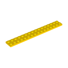 Yellow Plate 2 x 16