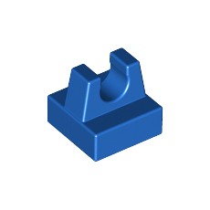 Blue Tile, Modified 1 x 1 with Clip
