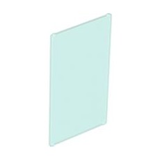 Trans-Light Blue Glass for Window 1 x 4 x 6