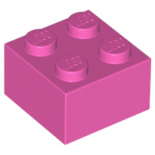 Dark Pink Brick 2 x 2