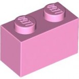 Bright Pink Brick 1 x 2