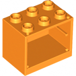 Orange Container, Cupboard 2 x 3 x 2