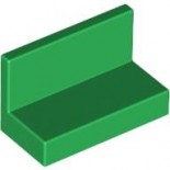 Green Panel 1 x 2 x 1 with Rounded Corners