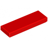 Red Tile 1 x 3